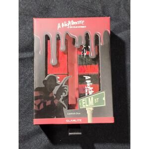 Glamlite A Nightmare On Elm Street Lipstick Duo!!! NEW!!! LIMITED EDITION!!!